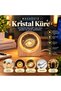 Premium USB Wooden Crystal Globe – Decorative Table Lamp with Earth, Deer, Saturn, Milky Way, and I Love You Themes