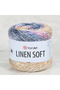 Linen Soft Hand Knitting Yarn 4-Pack (4X100G) Linen Cotton Viscose Blended Summer Yarn - 3