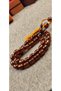 Relaxed German Fire-Cured Amber Prayer Beads – İlhan Mahir Usta – Special Craftsmanship with Sitting Imam Design - 2