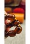 Relaxed German Fire-Cured Amber Prayer Beads – İlhan Mahir Usta – Special Craftsmanship with Sitting Imam Design - 3