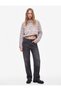 Three-Thread Ribbed Cotton Long Sleeve Comfortable Fit Striped Polo Collar Sweatshirt - 2