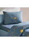 Mopti Ranforce Queen Size Duvet Cover Set Blue - 2