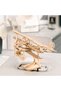 Puzzle 3D din lemn cu avion biplan - 7