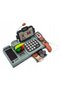 Casă de marcat educațională, Microfon, Cântar, Coș, Cititor de coduri, Monede - 4