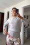 Atkili Oversize Cycling Collar Sweater - Beige - 4