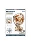 Puzzle 3D din lemn, model glob luminos - 3