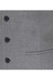 Men's V-Neck Vest Gray Textured 56104 - 4