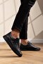 Genuine Leather, Men's Sneaker Inner and Outer Leather Shoes - 3