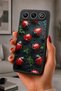 Gm 26 Compatible Printed, Matte Black, Soft Silicone, Protective, Shock-Absorbing Cover, Case