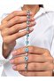 Turquoise Evil Eye Sparkle Model Extended Bracelet - 2