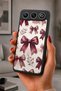 Gm 26 Compatible Printed, Matte Black, Soft Silicone, Protective, Shock-Absorbing Cover, Case