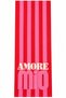 Amore Mio Written Striped Runner – 40X140 cm Digital Printed, Suede Fabric - 3