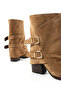 Zamora Genuine Leather Tan Suede Heeled Women's Boots Without Zipper - 5