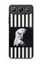 Gm 26 Compatible Printed, Matte Black, Soft Silicone, Protective, Shock-Absorbing Cover, Case - 5