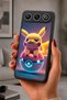 Gm 26 Compatible Printed, Matte Black, Soft Silicone, Protective, Shock-Absorbing Cover, Case