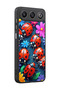 Gm 26 Compatible Printed, Matte Black, Soft Silicone, Protective, Shock-Absorbing Cover, Case - 2