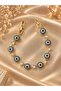 Turquoise Evil Eye Sparkle Model Extended Bracelet - 3