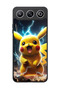 Gm 26 Compatible Printed, Matte Black, Soft Silicone, Protective, Shock-Absorbing Cover, Case - 5