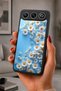 Gm 26 Compatible Printed, Matte Black, Soft Silicone, Protective, Shock-Absorbing Cover, Case