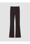 Two Mt Shop Quality Koor Sport Brown Plain Super Skinny & Extra Narrow Women's Sports Leggings