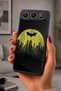 Gm 26 Compatible Printed, Matte Black, Soft Silicone, Protective, Shock-Absorbing Cover, Case