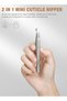 Excellent Nail Clippers, Sharp 2-in-1 Cuticle Trimmer with Case, Portable Thin Tool for Nails. - 3