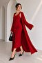 U-Necklace Sleeveless Dress and Cardigan Two-Piece Set - 6
