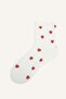 5-Pack Strawberry Patterned Ruffled Cotton Socks for Girls I5470A8Ns - 6