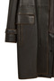 Belinda Women's Black Vintage Leather Trench Coat 26Wgd5713Vd - 8