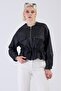 Inka Leather Fabric Design Short Jacket - 3