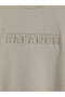 Vizyon New Season Beige Crew Neck Embossed Printed Men's Sweatshirt - 6
