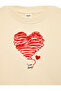 Shardonlu Long Sleeve Crew Neck Printed Sweatshirt - 3