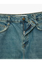 Comfortable Fit Cotton Straight Leg Balloon Fit Barrel Denim Trousers with Pockets - Barrel Jeans - 3