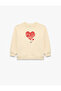 Shardonlu Long Sleeve Crew Neck Printed Sweatshirt