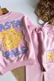 Girl's Cake Printed Tracksuit Set - 4