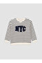 Quality Pieces from Çelebi Store Nyc Printed Striped Baby Boy Suit - 3