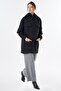 Quilted Cap with Embroidery Detail Black - 6