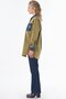 Cotton Tunic with Embroidery Detail Khaki - 4