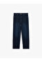 Cotton Comfortable Fit Pocketed Baggy Jean Trousers