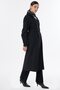 Double-Breasted Belted Trench Coat Black - 5