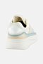 Women Lace Up Casual Shoes, Off White - 3