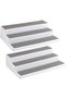 3-Tier Expandable Condiment Rack Organizer,Waterproof and Non-Skid Shelf for Pantry and Cabinet,2 Pack