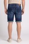 Men Washed Denim Shorts, Blue - 4