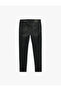 Regular Waist Pocketed Cotton Skinny Fit Jean Trousers - Michael Jean - 2