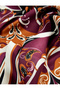 Shawl Patterned Striped Square Scarf - 3