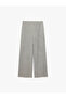 Comfortable Cut Knitwear Pajama Bottoms with Pockets - 2