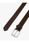 Buckle Faux Leather Belt - 3