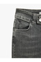 Low Waist Slim Fit Spanish Flare Jeans with Belt Detail - Flare Jeans - 3
