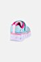 Kids Girl Slight Heart Light Velcro Closure Outdoor Shoes, Multicolor - 3