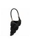 Crochet Seashell Bag, Crochet Bag, Woven Handbag - Black